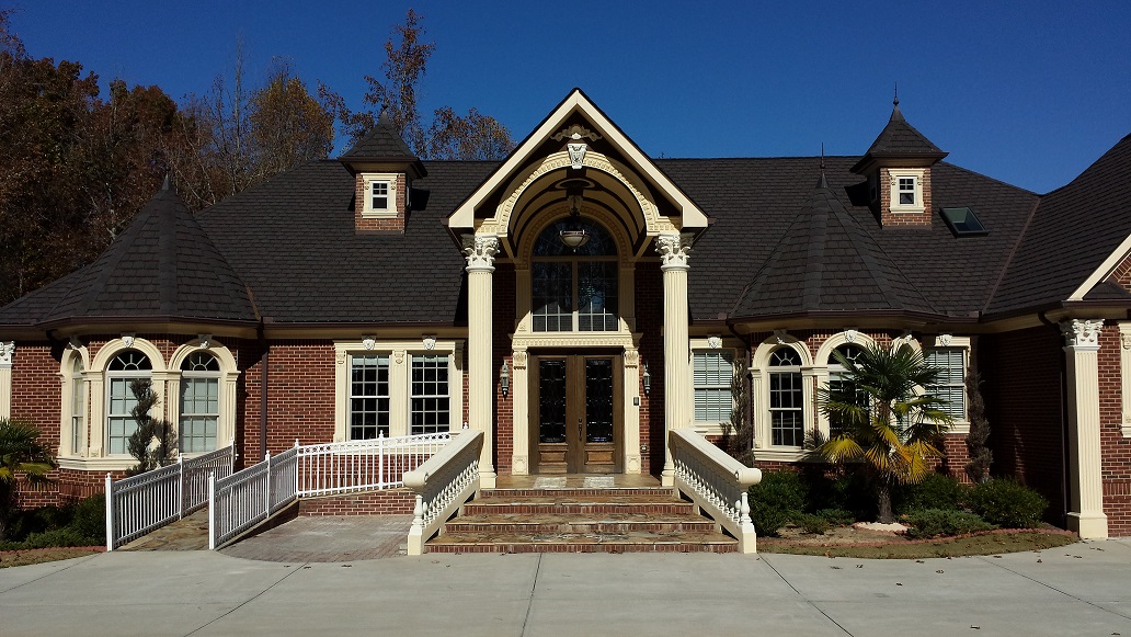entrance to house